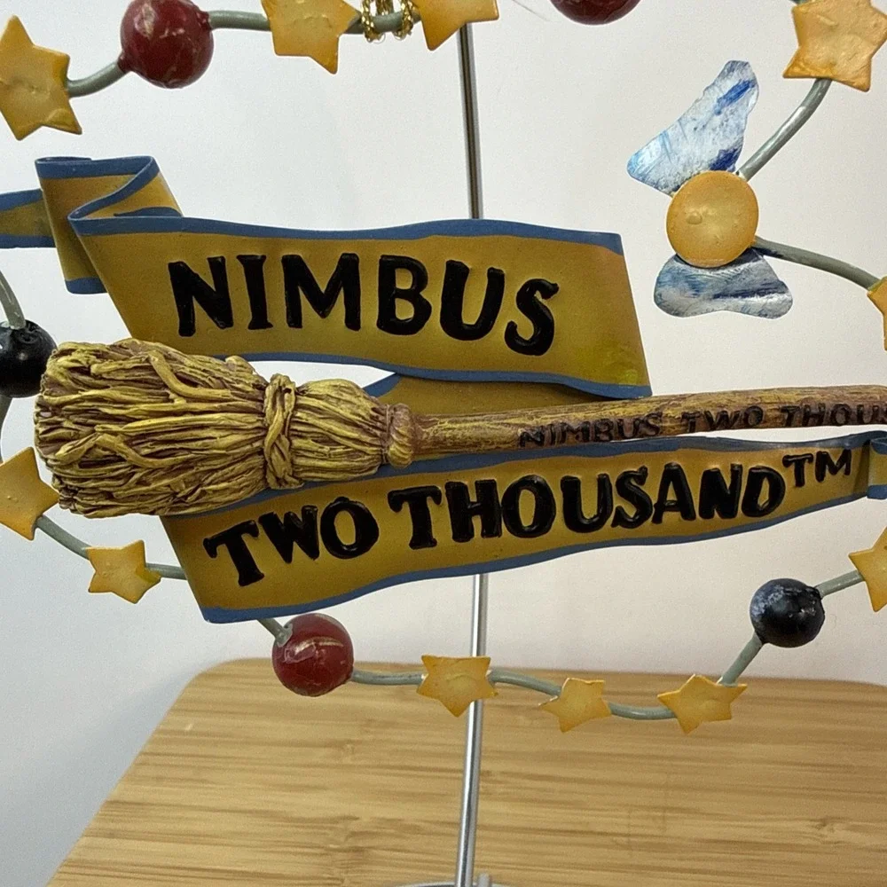 HARRY POTTER Nimbus Two Thousands Christmas Ornament Kurt Adler Vintage NEW 2000